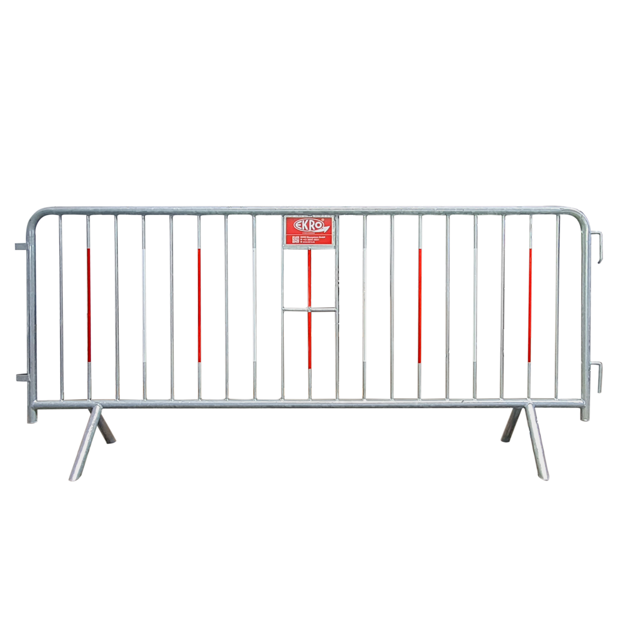 Absperrgitter PRO 250/112 rot/weiß reflektierend