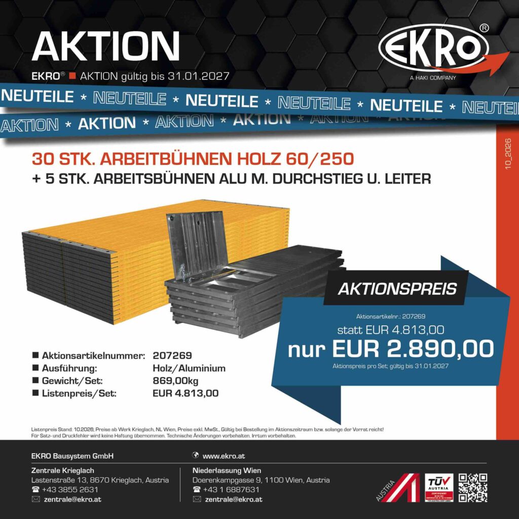 Kundenaktion 2026/27, 30 Stk. Arbeitsb. Holz 60