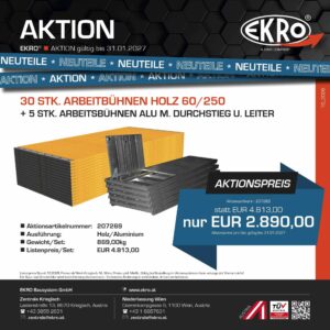 Kundenaktion 2026/27, 30 Stk. Arbeitsb. Holz 60